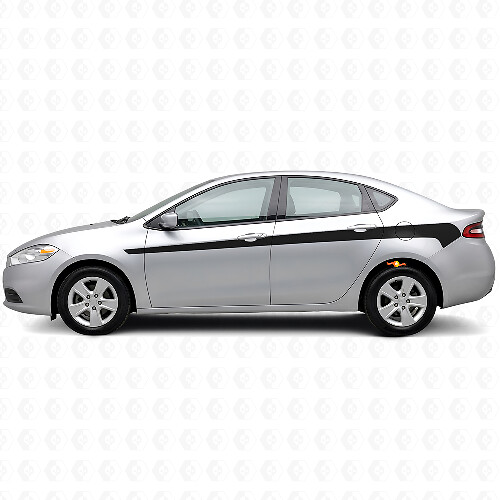 Accent Side Stripes Vinyl Decal Kit for Dodge Dart 2013+