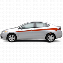 Accent Side Stripes Vinyl Decal Kit for Dodge Dart 2013+_4