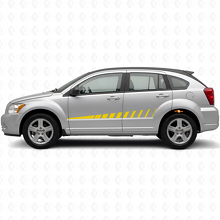 Strobe Design Side Stripes Vinyl Decal Kit for Dodge Caliber 2007+_5