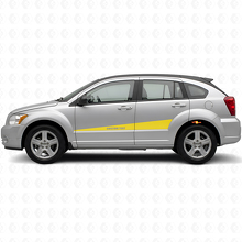 Custom Expanding Side Stripes Vinyl Decal Kit for Dodge Caliber 2007+_5