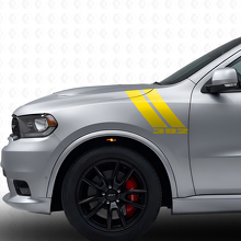392 Dual Stripes Front Fender Vinyl Decal Kit for Dodge Durango 2011+_5