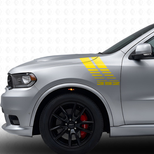 392 Strobe Stripes Front Fender Vinyl Decal Kit for Dodge Durango 2011+_5