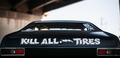 Kill All Tires Vinyl Decal Sticker For Cars