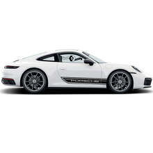 Branded Side Stripes Vinyl Decal Kit for Porsche Carrera 911_4
