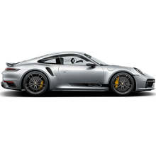 Turbo Style Side Stripes Vinyl Decal Kit for Porsche 911 Turbo S_3