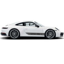 Porsche Lettering Side Stripes Vinyl Decal Kit for Porsche Carrera 911 _2