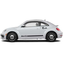 Branded Door Side Stripes Vinyl Decal Kit for Volkswagen Beetle _5