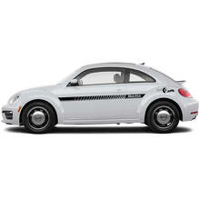 Beetle Lettering Side Stripes Vinyl Decal Kit for Volkswagen Beetle _3