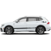 Racing Side Stripes Vinyl Decal Kit for Volkswagen Tiguan_3