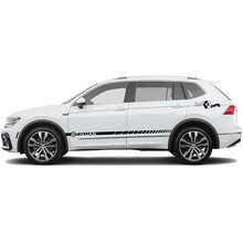 Lettering Side Stripes Vinyl Decal Kit for Volkswagen Tiguan_3