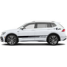Rally Style Side Stripes Vinyl Decal Kit for Volkswagen Tiguan_3