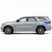 Tapering Rear Side Stripes Vinyl Decal Set for Dodge Durango 2011+_2