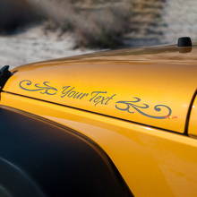 Decorated Hood Side Vinyl Decal Stickers for Jeep Wrangler _2