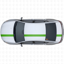 Racing Outline Stripe Upper Side Vinyl Decal Kit for Dodge Dart 2013+_3