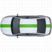 Wide Racing Stripe Upper Side Vinyl Decal Kit for Dodge Dart 2013+_3