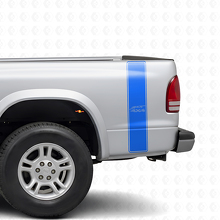 Sport 4x4 Outline Stripes Rear Side Vinyl Decal Kit for Dodge Dakota 1997+_2