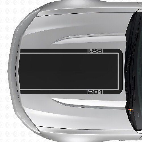 281 Hood Outline Stripe Vinyl Decal for Musclecar Musclecarmodel Mach 1 2010-20_1