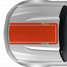281 Hood Outline Stripe Vinyl Decal for Musclecar Musclecarmodel Mach 1 2010-20_4