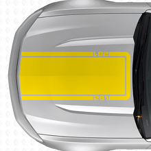 281 Hood Outline Stripe Vinyl Decal for Musclecar Musclecarmodel Mach 1 2010-20_5