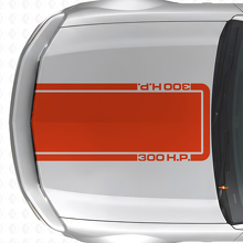 300 H.P. Hood Outline Stripe Vinyl Decal for Musclecar Musclecarmodel Mach 1 2005-09_4
