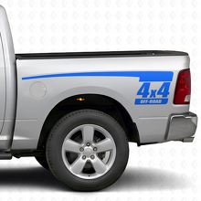 4x4 Off Road Rear Side Stripes Vinyl Decal Kit for Dodge Ram 2009-18_2