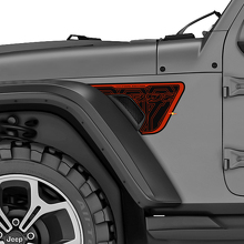 392 Final Edition Fender Vent Vinyl Decal Kit for Jeep Wrangler Rubicon_2