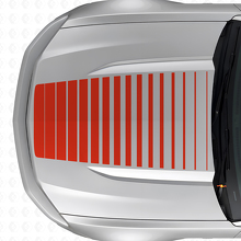 Strobe Style Hood Vinyl Decal for Musclecar Musclecarmodel 2015-2020_4