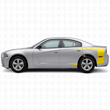 Tail Band Stripes Bedside Vinyl Decal Sticker for Dodge Charger 2011-2014_5