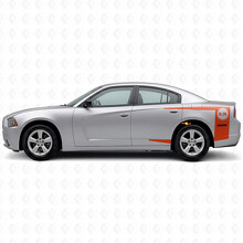 5.7L Tail Band Stripes Bedside Vinyl Decal Sticker for Dodge Charger 2011-2014_4