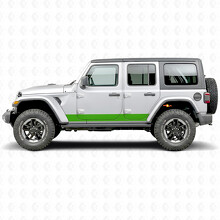 Straight Stripes Side Vinyl Decal Sticker for Jeep Wrangler 2018-2027_4