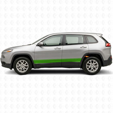 Outline Stripes Side Vinyl Decal Sticker for Jeep Cherokee 2014-2023_4