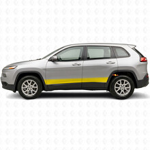 Outline Stripes Side Vinyl Decal Sticker for Jeep Cherokee 2014-2023_6