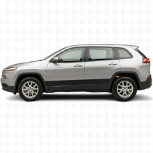 Straight Stripes Side Vinyl Decal Sticker for Jeep Cherokee 2014-2023_2