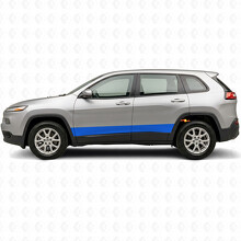 Straight Stripes Side Vinyl Decal Sticker for Jeep Cherokee 2014-2023_3