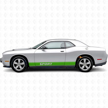 Sport Outline Stripes Side Vinyl Decal Sticker for Dodge Challenger_3