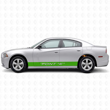 Custom Straight Stripes Side Vinyl Decal Sticker for Dodge Charger 2011-2014_3
