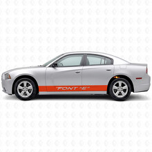 Custom Straight Stripes Side Vinyl Decal Sticker for Dodge Charger 2011-2014_4