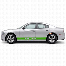 5.7L H/O Outline Stripes Side Vinyl Decal Sticker for Dodge Charger 2011-2014_3