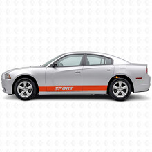 Sport Outline Stripes Side Vinyl Decal Sticker for Dodge Charger 2011-2014_4