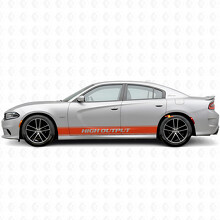 High Output Outline Stripes Side Vinyl Decal Sticker for Dodge Charger 2015-2026_4