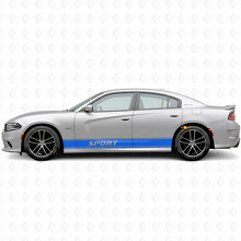 Sport Outline Stripes Side Vinyl Decal Sticker for Dodge Charger 2015-2026_2