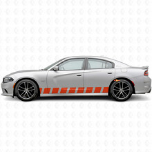 Block Style Stripes Side Vinyl Decal Sticker for Dodge Charger 2015-2026_4