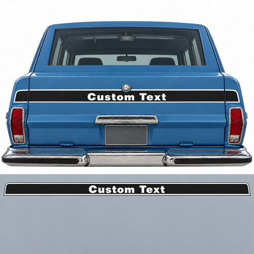 Rear Tailgate Stripe Vinyl Decal Kit for Jeep Cherokee Chief 1978