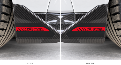 2pcs for BMW M3 CSL Front Splitter Vinyl Decal Sticker Pair for BMW M3 CSL 2024
