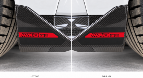 2pcs for BMW M3 CS Front Splitter Vinyl Decal Sticker Pair for BMW M3 CS 2024