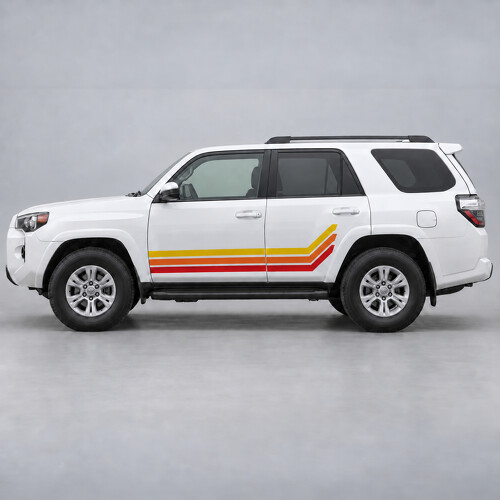 Heritage Low Sweep Stripes Side Vinyl Decal Sticker for Toyota 4Runner N280 2009-2024_1