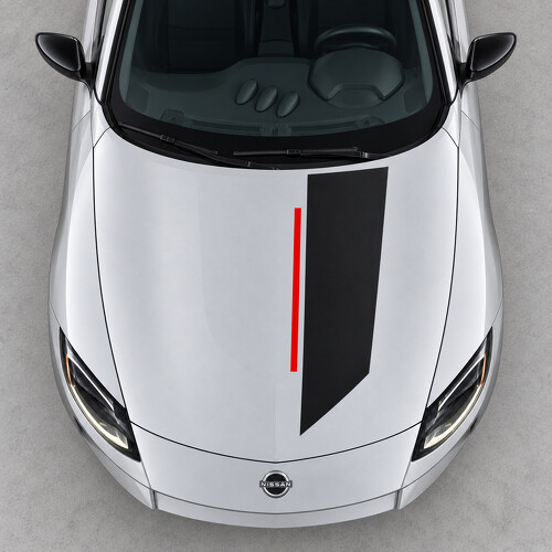 Offset Track Panel Hood Vinyl Decal Sticker for Nissan Z 2023_1