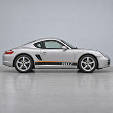 987 Stencil Lane Side Vinyl Decal Kit for Porsche Cayman 987 Coupe 2006_2