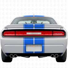 Dual Outline Stripes Full Kit Vinyl Decal Sticker for Dodge Challenger 2008-2014_9