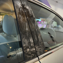 Black Knight Door Pillar Vinyl Decal Sticker_2